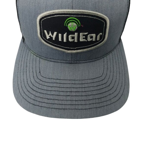 WildEar Patch Snapback Cap Back Mesh Trucker Baseball Hunter Protection Hat Gray - Picture 4 of 13